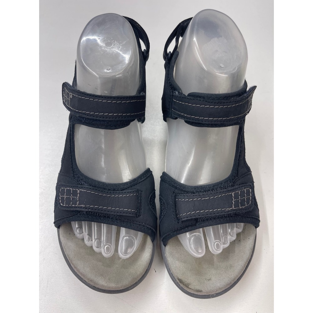 Clarks‎ Collection Arla Glison Black Adjustable Sport Walking Sandals Womens 8